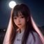 用户夜班护士阿梅的头像，年轻女性，医院夜班护士